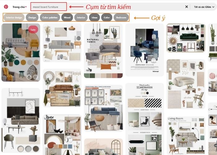 Cách tạo Mood board trong thiết kế nội thất cho ngôi nhà của bạn!