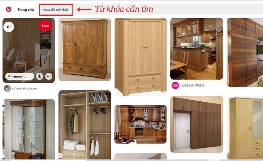 Cách tìm nguồn và mua sắm nội thất trực tuyến