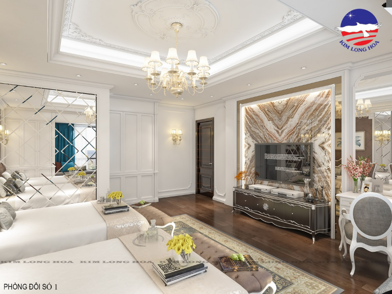 Thiết kế và thi công biệt thự nhà anh Hưng – TPHCM