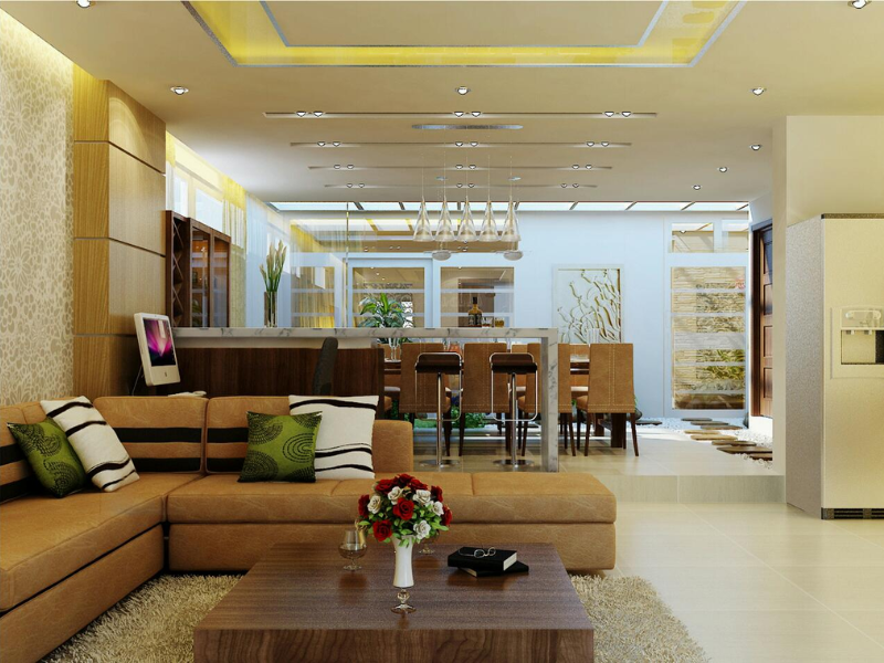 Chi phí nội thất nhà 2 tầng 80m2
